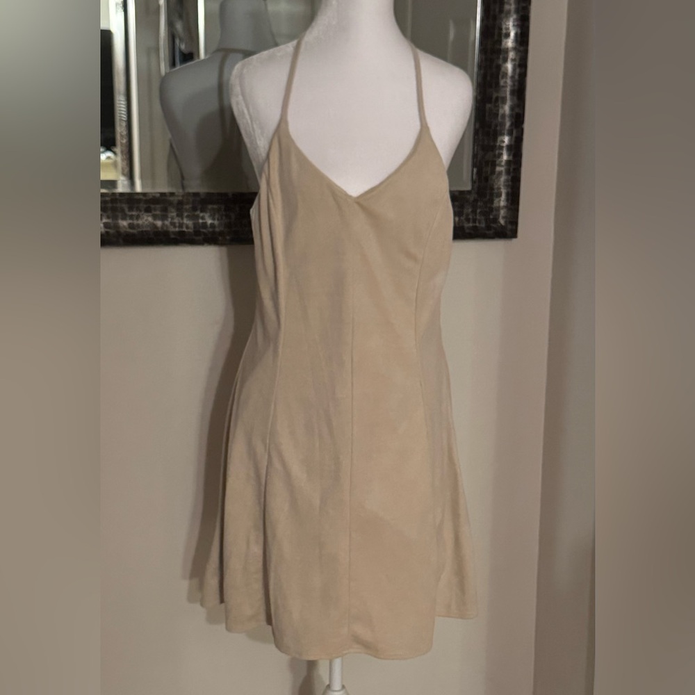 Beautiful Yvonne Lafleur New Orleans Ladies Small Strappy textured A-line Dress